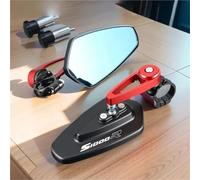HYRHEV Rétroviseurs pour Guidon De Moto Et Scooter S1000R 1 Paire Rétroviseur de Guidon(006)