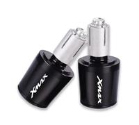 HYRHEV Xmax 300 Xmax 400 Xmax 250 Xmax 125 Moto CNC Guidon poignées de Guidon Capuchon Fin poignée Bouchons Accessoires de Capuchon(Black)