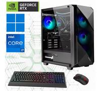Hyrican Striker 7213 Intel® Core™ i7 i7-14700F 32 Go DDR5-SDRAM 2 To SSD NVIDIA GeForce RTX 4070 SUPER Windows 11 Home PC de bureau noir (PCK07213)