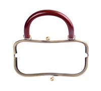 HYROOY Cadre de fermoir pour sac à main, 27 cm, cadre en métal pour sac à main, fabrication de sacs à main