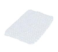 HYROOY Haut tube pour enfants de 22,9 cm en crochet - Taille élastique - Bandeau à cheveux - Jupe amovible - Blanc - Soie coréenne