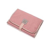 HYROOY Matelas à langer pliable imperméable pour nouveau-né Rose Oxford + polyester