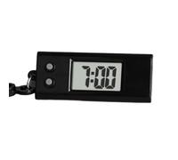 HYROOY Montre électronique porte-clés portable de poche numérique porte-clés avec affichage précis de l'heure, fournitures pour étudiants, noir, Approx.52x22x20mm/2.05x0.87x0.79in