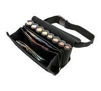 HYROOY Portefeuille pour monnaie avec porte-monnaie, organiseur de monnaie, sac ceinture portable, sangle réglable, plusieurs compartiments pour pièces de monnaie, billets, tissu