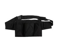 HYROOY Sac à outils avec poches pour nettoyeur de restaurant, sac de rangement pour outils de salle à manger, rangement d'hôtel, noir, approx.26cmx16cm/10.24inx6.30in, 2#