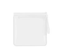 HYROOY Sac de voyage compact transparent et étanche pour maquillage - Sac de voyage simple à transparent pour organiser les articles de toilette EVA, blanc, Approx.20x20cm/7.9x7.9inches