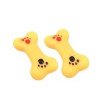 HYRSXN 1 jouet couineur en caoutchouc pour chien qui crie poulet, os à mâcher, balle couinante pour chien, jouet de grincement des dents et jouet d'entraînement (5)