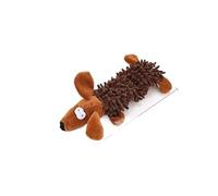 HYRSXN Jouet en Peluche Durable for Chien De Compagnie en Forme d'animal avec Couineur for Petits Chiens Chihuahua Yorkshire Bichon Chiot Jouets De Nettoyage À Mâcher(Brown Dog)
