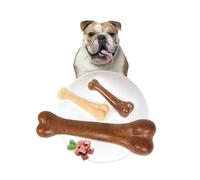 HYRSXN Os for Chien Presque Indestructible, Jouets naturels Non Toxiques Anti-morsures for Petits, Moyens et Grands Chiens, bâton de Soins dentaires à mâcher(7,M 15CM)