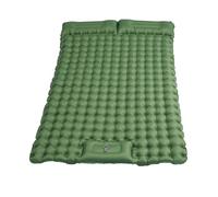 HYRTEFBN Matelas de Camping pneumatique Matelas Gonflable Double for Camping, randonnée, Voyage, Pique-Nique, autogonflant, 200 x 135 x 10 cm(Green)