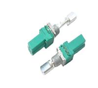 HYRTEFBN Potentiomètre à Commutation Lot de 20 commutateurs d'encodeur Rotatif à axe Poussoir et Tirette de Type RK097, 15 Axes d'impulsion de positionnement, 23 mm