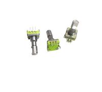 HYRTEFBN Potentiomètre à Commutation Lot de 50 commutateurs d'encodeur Rotatif de Type EC11, 30 Positions, 15 impulsions, Longueur de l'arbre 18 mm, Audio DV numérique