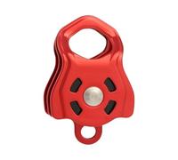 HYRTEFBN poulie Escalade Poulie Double renforcée de Grande Force, téléphérique, tyrolienne, Escalade, poulie latérale de Secours, P493(B)