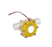 HYRTEFBN Turbine Pelton Générateur 5V 12V 80V 300W for Turbine hydraulique(Yellow,12V)