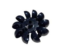 HYRTEFBN Turbine Pelton Générateur hydraulique à Basse Vitesse, Turbine à Impact Oblique à Flux d'eau(18-)