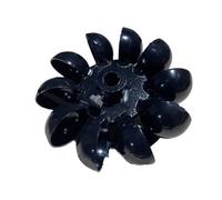 HYRTEFBN Turbine Pelton Générateur hydraulique à Basse Vitesse, Turbine à Impact Oblique à Flux d'eau(2)