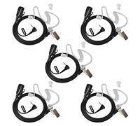 HYS 2.5mm 1Pin Talkie Walkie Oreillette avec Micro, Écouteur de Sécurité Compatible avec Motorola TLKR-T60 T61 T62 T80 T81 T82 T-92 H2O T80 Extreme (TB01TK-5)