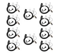 HYS 2.5mm 1Pin Talkie Walkie Oreillette avec Micro, Écouteur de Sécurité Compatible avec Motorola TLKR-T60 T61 T62 T80 T81 T82 T-92 H2O T80 Extreme (TB01TK-10)