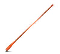 HYS 2m/70cm SMA Femelle Antenne Flexible 144/430MHz Antenne Compatible avec Kenwood Baofeng UV-5r UV-82 BF-888S Puxing Walkie Talkies (Orange)