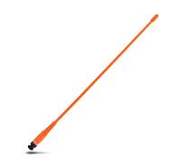 HYS 771N BNC 2m/70cm antenne 15,6 Pouces UHF/VHF Antenne Compatible avec 144/430 MHz Cobra Midland Uniden Portable Portable BNC Walkie Talkie (Orange)