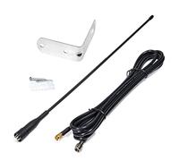 HYS Antenne 433 MHz 2,5 dbi Omni 39 cm avec câble coaxial RG58 de 3 m avec prise mâle SMA et support de montage