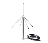 HYS Antenne Omni 433 MHz 3 dbi 50 ohms Antenne GSM avec câble coaxial RG58 3 m Fiche mâle SMA et support de montage