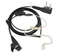 HYS Casque talkie-walkie avec micro et PTT, écouteur à armature équilibrée compatible avec Midland G7 pro G8 G9 Pro M24 Plus M48 M99 G6 XT G7 XTR Alan HP450 Radio bidirectionnelle