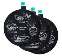HYS Disques de Fixation Adhésifs pour Tableau de Bord/Pare-Brise - 78 mm(3.07“)- Autocollant pour Navigation par Satellite, Radio, téléphone Portable, GPS (3)