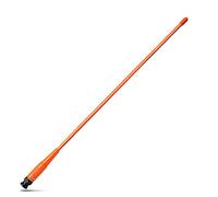 HYS Double Bande BNC Radio Antenne 2m/70cm Antenne VHF/UHF Compatible avec Cobra Midland Uniden Portable/Portable BNC 144/430MHz Walkie Talkie (Orange)