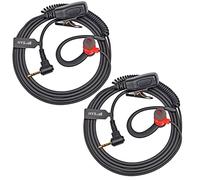 HYS Écouteur Radio Compatible avec Motorola TLKR T62 T82 T92 H2O T80 Extreme et Talkabout Les talkies-Walkies, Casque à Crochet auriculaire en Forme de G avec Microphone et Bouton PTT (2)