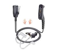 HYS Écouteurs intra-auriculaires compatibles avec radio DP3400 DP4400 DP4601E MTP850s MTP6650 (1 casque + 2 bouchons d'oreille)