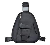 HYS Ensemble de Harnais de Poitrine en Nylon pour Radio bidirectionnelle, bandoulière réglable avec Une Poche de Radio Unique réglable pour Talkie-walkie Baofeng UV5R UV82 UV5RA 888S Retevis Kenwood