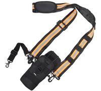 HYS Ensemble étui radio en nylon - Sangle d'épaule réfléchissante résistante anti-balancement pour Uniden bcd436hp Motorola GP88 MT500 MTS2000 XTS2500 CP200D APX Series - Pochette radio MOLLE pour la