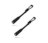HYS Lot de 2 antennes portables tactiques pliables de 48,7 cm avec double bande SMA femelle VHF/UHF avec col de cygne pour radios UV-5R, UV-82, BF-F8HP, UV-5R V2+ Plus, BF-F9 V2+