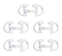 HYS Lot de 5 paires de bouchons d'oreille de rechange pour casque de surveillance, écoute uniquement et radio - Pour police