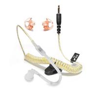 HYS Oreillette Casque d'écoute pour Talkie-walkie, écouteurs pour Haut-parleurs, Microphones, émetteurs-récepteurs et appareils avec Prise de 3,5 mm (180°+Empreintes)