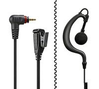 HYS Oreillette Compatible avec Motorola SL300 SL1600 SL2600 SL4000 SL7550 SL1K Radio numérique, Casque à Tube Acoustique avec Microphone et PTT (P11H1)