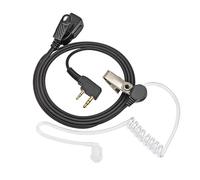 HYS Oreillette de sécurité à Tube Acoustique 2 Broches Compatible pour Baofeng UV-5R 888S Kenwood Talkie-walkie