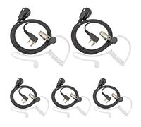 HYS Oreillette de sécurité à Tube Acoustique 2 Broches Compatible pour Baofeng UV-5R 888S Kenwood Talkie-walkie (TB03K-5)