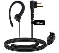 HYS Oreillette de sécurité en forme de G pour talkie-walkie compatible avec Motorola CP040 CP140 CP88 CP1200 GP300 GP2000 HYT-TC500 Radio bidirectionnelle (1)