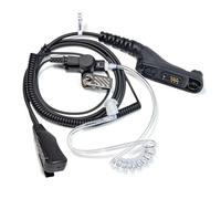 HYS Oreillette de surveillance 1 fil APX 6000 XPR 7550e, casque de sécurité avec tube acoustique transparent pour Motorola APX 8000 APX 7000 XPR 7580e XPR 7550 APX6000 Radio amateur numérique
