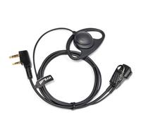 HYS Oreillette en Forme de D pour Talkie-walkie Compatible avec Baofeng UV-5R BF-888S UV-82 Wouxun Kenwood Radio bidirectionnelle