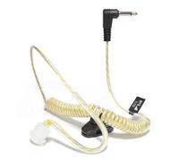 HYS Oreillette Listen Only Écouteurs à Tube Acoustique - Jack 3,5 mm - One Ear - Casque avec Armature symétrique - Casque pour Radio, Microphones de Haut-Parleur