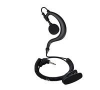 HYS Oreillette souple 3,5 mm en forme de G pour émetteurs-récepteurs radio Motorola Icom