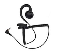 HYS Oreillette souple 3,5 mm pour écoute uniquement, oreillette tactique pour émetteurs/radio, haut-parleur, micros, prises audio 3,5 mm