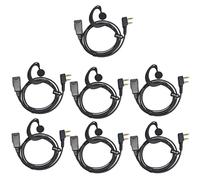 HYS Oreillette Talkie Walkie en forme de G avec micro et PTT, pour Kenwood NX-220E/NX-220E2 dPMR numérique/analogique, casque radio bidirectionnel pour Baofeng BF-888S UV-5R H-777 RT22 WOUXUN KG-699