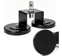 HYS Support d'antenne CB à double aimant avec goujon SO239 (filetage 3/8" x 24)
