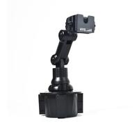 HYS Support d'autoradio compatible avec Baofeng UV5R Motorola Waklie Talkie et radio CB - Support de serrage arrière (S-2)