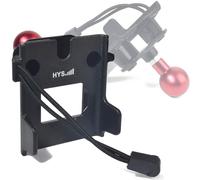 HYS Support universel pour talkie-walkie à filetage 6,35 mm pour voiture, support réglable à dégagement rapide, compatible avec Baofeng Quansheng Motorola Kenwood, radio portable avec clip de ceinture