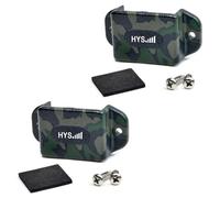 HYS Supports de Radio pour Voiture - Compatible avec Motorola Baofeng Yaesu Midland, Chaque Talkie-walkie avec Clip arrière (Green, 2 pièces)